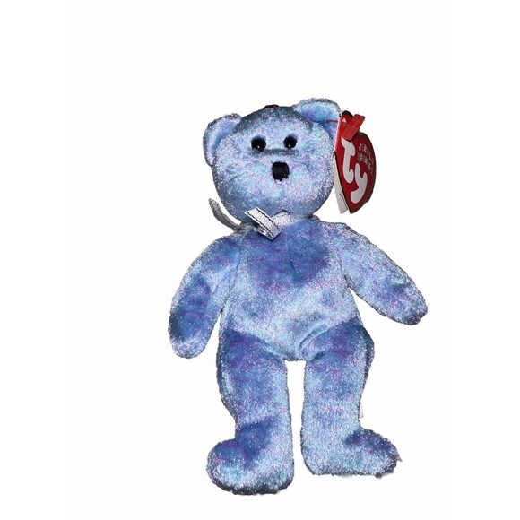 TY Jingle Beanie Baby - CLUBBY 2 the Bear Holiday Ornament Toy - Picture 1 of 9